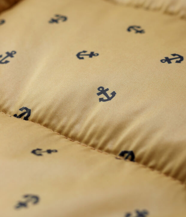 Combipilote matelass&eacute;e b&eacute;b&eacute; beige/bleu